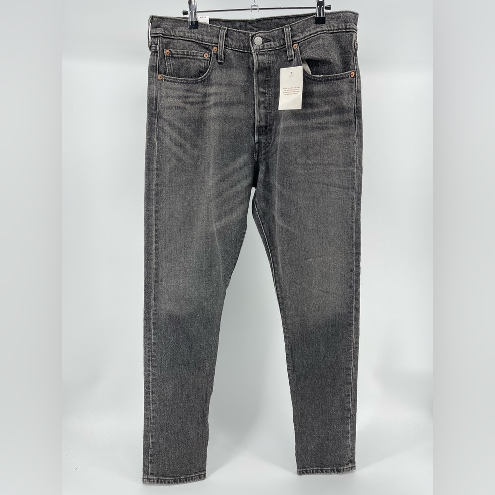 NWT Levi's 501 Original Fit Button-Fly Skinny Jeans in Grey Wash, Women's 32